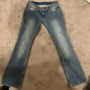 Kylie low rise flared jeans from brandy Melville